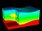 P-wave velocity sections