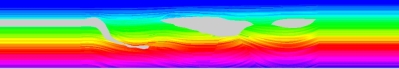 P-wave velocity section