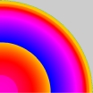 Section across the model PREM, displaying the velocities